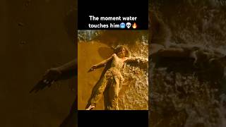 The moment water touches him 🥶💀🔥..￼