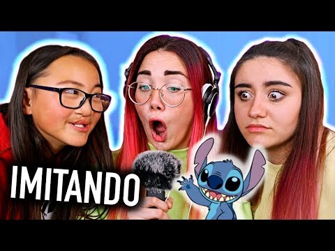 IMITANDO VOCES DE DIBUJOS ANIMADOS FAMOSOS!! | Carla Laubalo