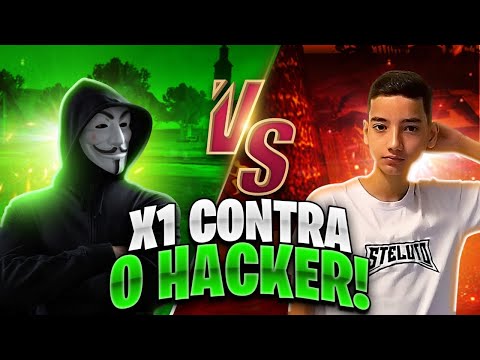 FUI X1 CONTRA O HACKER E OLHA O QUE ACONTECEU!! - STELUTO FREE FIRE