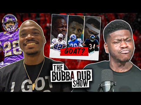 Adrian Peterson Fights w/ DUB about his NFL G.O.A.T’s 😱