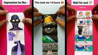 🔥Viral flip art 💯🙄 #art #story #artist