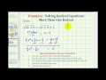 Radical Equations and Their Solutions