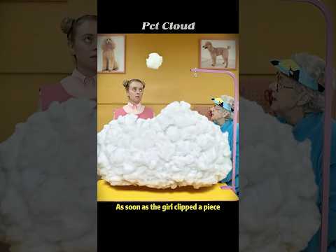 This is a pet cloud that drops rainbow candies