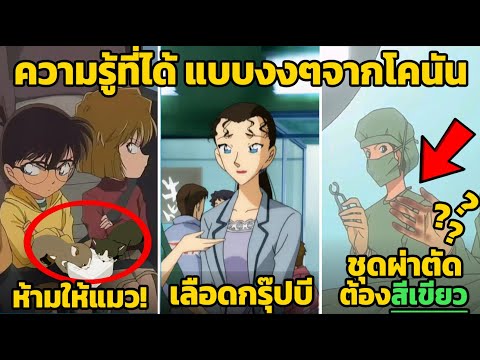9 ความรู้ที่ได้ แบบงงๆ  จากยอดนักสืบจิ๋วโคนัน (โคตรเจ๋ง)