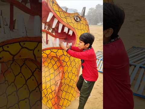 Sonu Ne Monu ko dacha liya 😱 RAVAN DAHAN SE BACHA LIYA #shorts #dussehra #helicopter #2024 #dragon