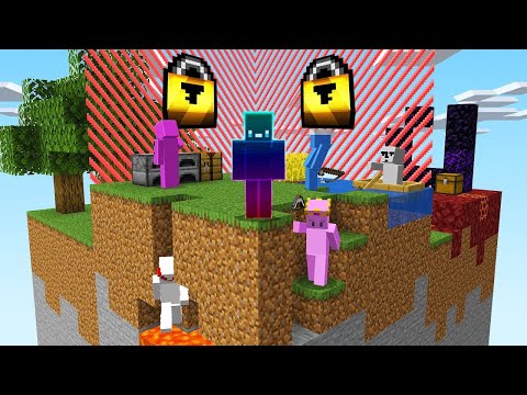 I Put 6 YouTubers In A Locked Minecraft Chunk