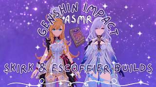 ASMR | building skirk & escoffier ⋆.˚☾⭒. genshin impact
