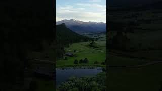 Rocky Mountain views from Estes Park, CO! #shorts