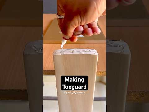 Making Bat Toeguard at Home #cricket #shorts #toeguard