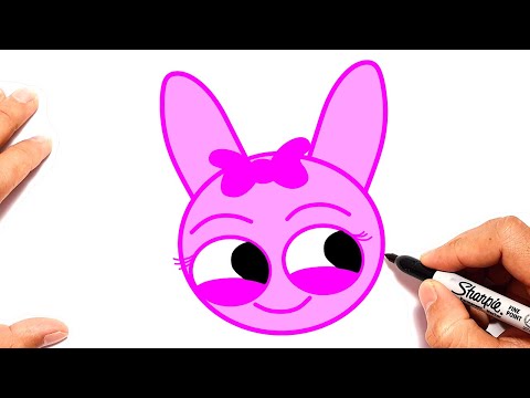 Pink Incredibox Sprunki - How To Draw Sprunki Pinki Step By Step