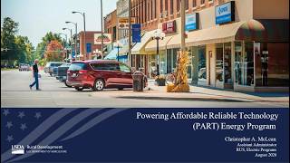 Powering Affordable Reliable Technology (PART) Program – Be a PART of Rural America’s Energy Future!
