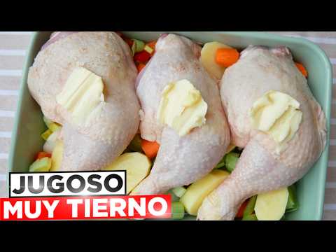 POLLO al Horno Asado con PATATAS | Receta Fácil, Económica y Rendidora!