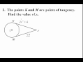 Understanding Tangents and Circles