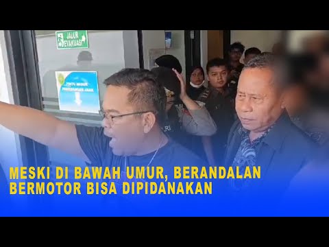 MESKI DI BAWAH UMUR, BERANDALAN BERMOTOR BISA DIPIDANAKAN