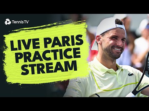 LIVE STREAM: Daniil Medvedev vs Grigor Dimitrov Practice | Paris 2024