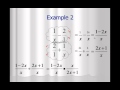 Operations and Simplification of Fractions