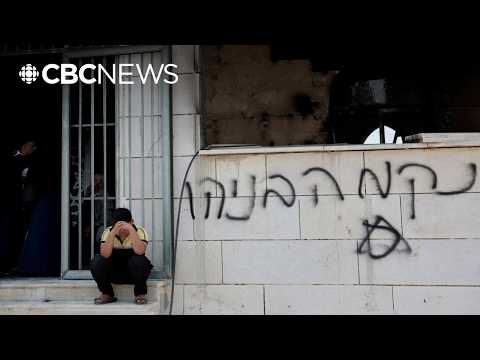 Israeli settlers set fire to mosques, farmland in West Bank