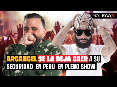 Arcangel le manda fuego al equipo de seguridad de show en el que fanático llegó hasta su lado.