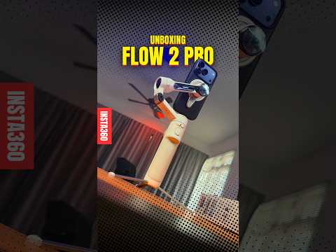 Unboxing Best gimbal 2025 - insta360 Flow 2 Pro!