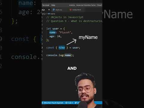Can you do this JS Interview Question on Destructuring?