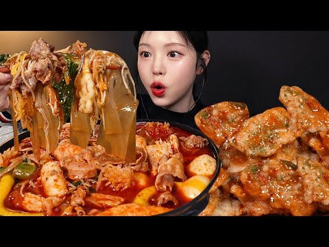 SUB)핵불닭급 마라탕 먹방🔥꿔바로우 달걀볶음밥은 필수! 제일 매운 5단계 도전 먹방 리얼사운드 Spicy Malatang Mukbang Asmr