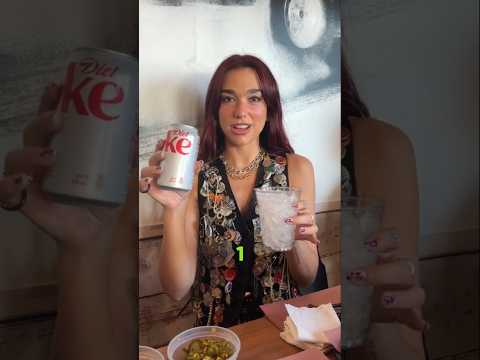 Dua Lipa’s Weirdest Drink Mix 😂 #dualipa