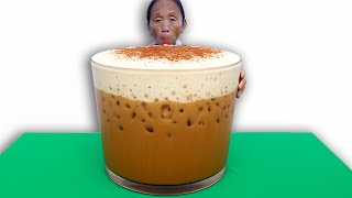 Bà Tân Vlog - Lần Đầu Làm Cốc Cà Phê Muối Siêu To Khổng Lồ Đãi Cả Làng
