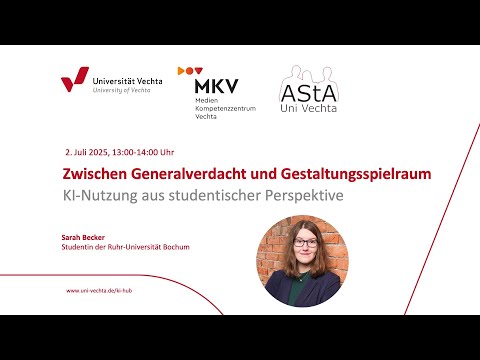 Zwischen Generalverdacht und Gestaltungsspielraum - KI-Nutzung aus studentischer Perspektive