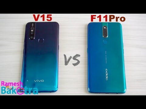 (ENGLISH) Vivo V15 vs Oppo F11 Pro SpeedTest and Camera Comparison