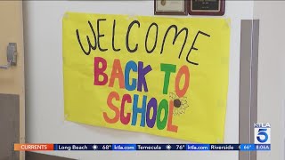LAPD officers traffic safety tips as kids return to school