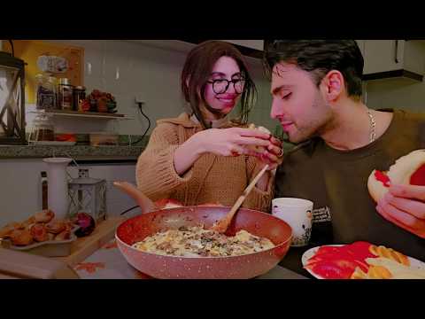 اول سحور رمضاني مع رنرون، اكلنا مخلمه بالليمون