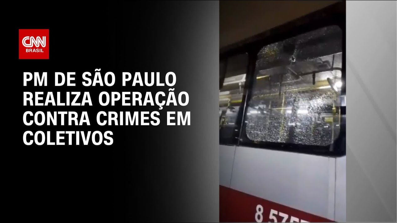 PM de SP prende oito em operação contra crimes no transporte público | AGORA CNN