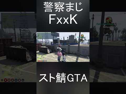 スト鯖GTA VCRGTA 警察マジFxxKソング#shorts
