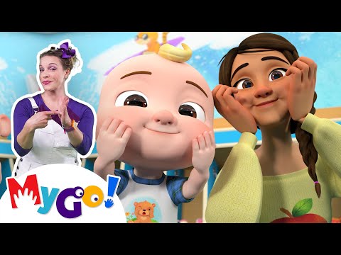 If You're Happy and You Know It + MORE! | @CoComelon | MyGo! Sign Language For Kids | ASL