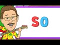 Exploring the Sight Word 'So'