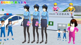 Kantor Polisi Koban Raksasa VS Penjahat Titan Raksasa #dramasakuraschoolsimulator