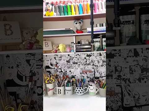 تغير مكتب الرسم anime hunter x hunter 😍😍🎨🖌 #anime #artist #hunterxhunter #انمي #art #drawing #otaku