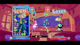 You can pinpoint the exact moment he realizes the misdrop!