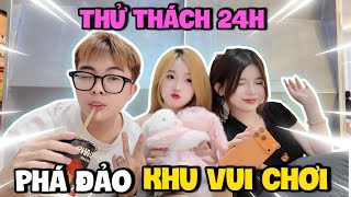 Phước Lộc Cùng Bình An Và Phương Thy 24H Phá Đảo Khu Vui Chơi Hà Nội !!!