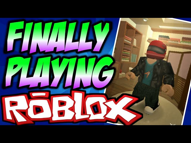 Finally Playing Roblox!