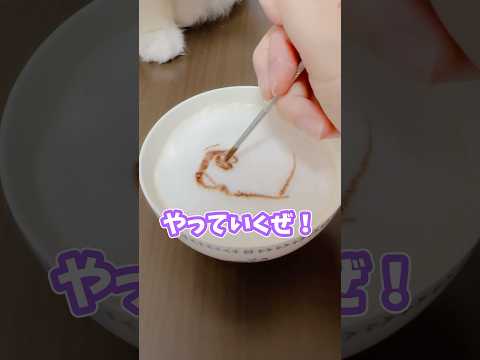 【検証🔍️】どうなる？イラストレーターがラテアートでお絵描きした結果🎨！？