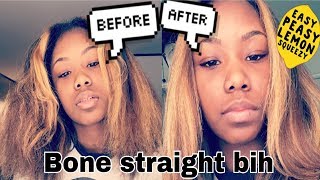HOW TO STRAIGHTEN NATURALLY CURLY HAIR|| IcySpicyC