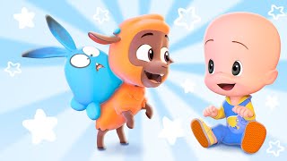 Animales mágicos de granja con Cuquín . Cleo y Cuquín en Español.