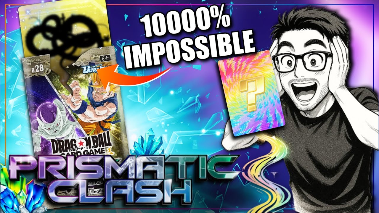 🤯🥳Je DROP la CARTE la PLUS RARE  et CHÈRE de ma collection👑 B28 Dragon Ball Masters PRISMATICS CLASH