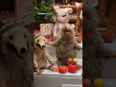 【展示】可愛すぎる動物パペットの世界