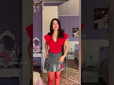 How to Wear Red Sheer Back Seam Thigh Highs #shorts