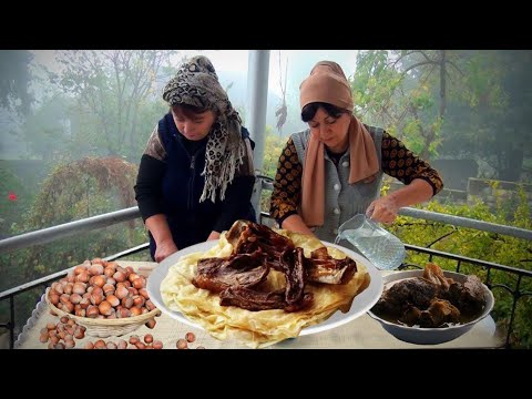 SPECIAL AZERBAIJAN Dish Recipes from Dough and Dry Meat