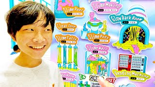 1 Day Yejun's Family Trip - Slime Cafe for Kids Playground