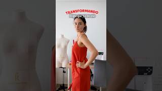 Transformando Ropa de mi clóset que ya no uso. Cuánto puntaje le das #costura #coser #moda