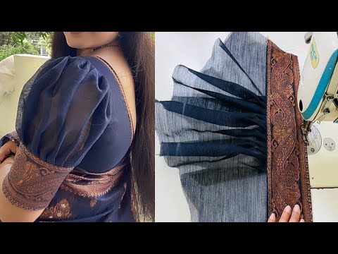 Puffy Sleeves Design | Puffy Sleeve Cutting and Stitching | Designer Blouse Sleeve Design